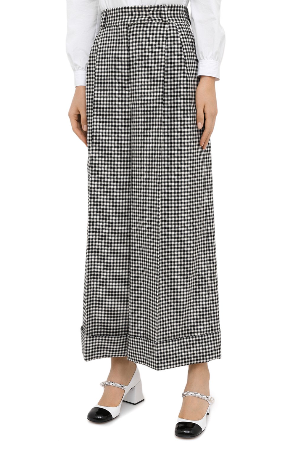 Шерстяные брюки MIU MIU, арт. MP1368-1V7W-F0002, фото 4