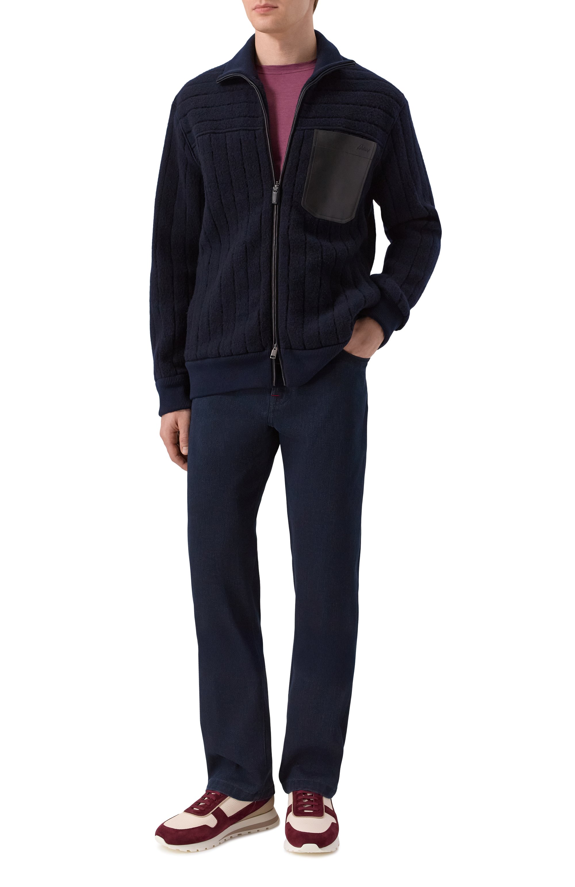 Бомбер из шерсти и кашемира BRIONI, арт. UJTM0L/0D601, фото 2