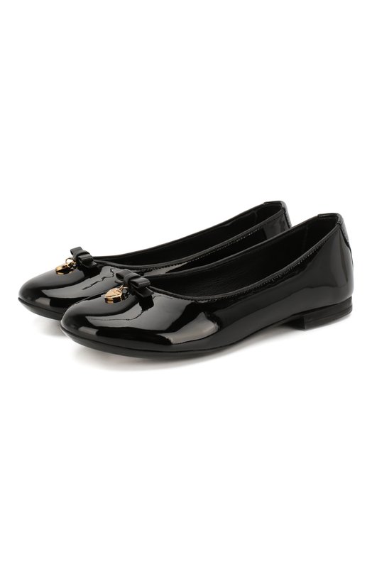 Кожаные балетки Dolce & Gabbana