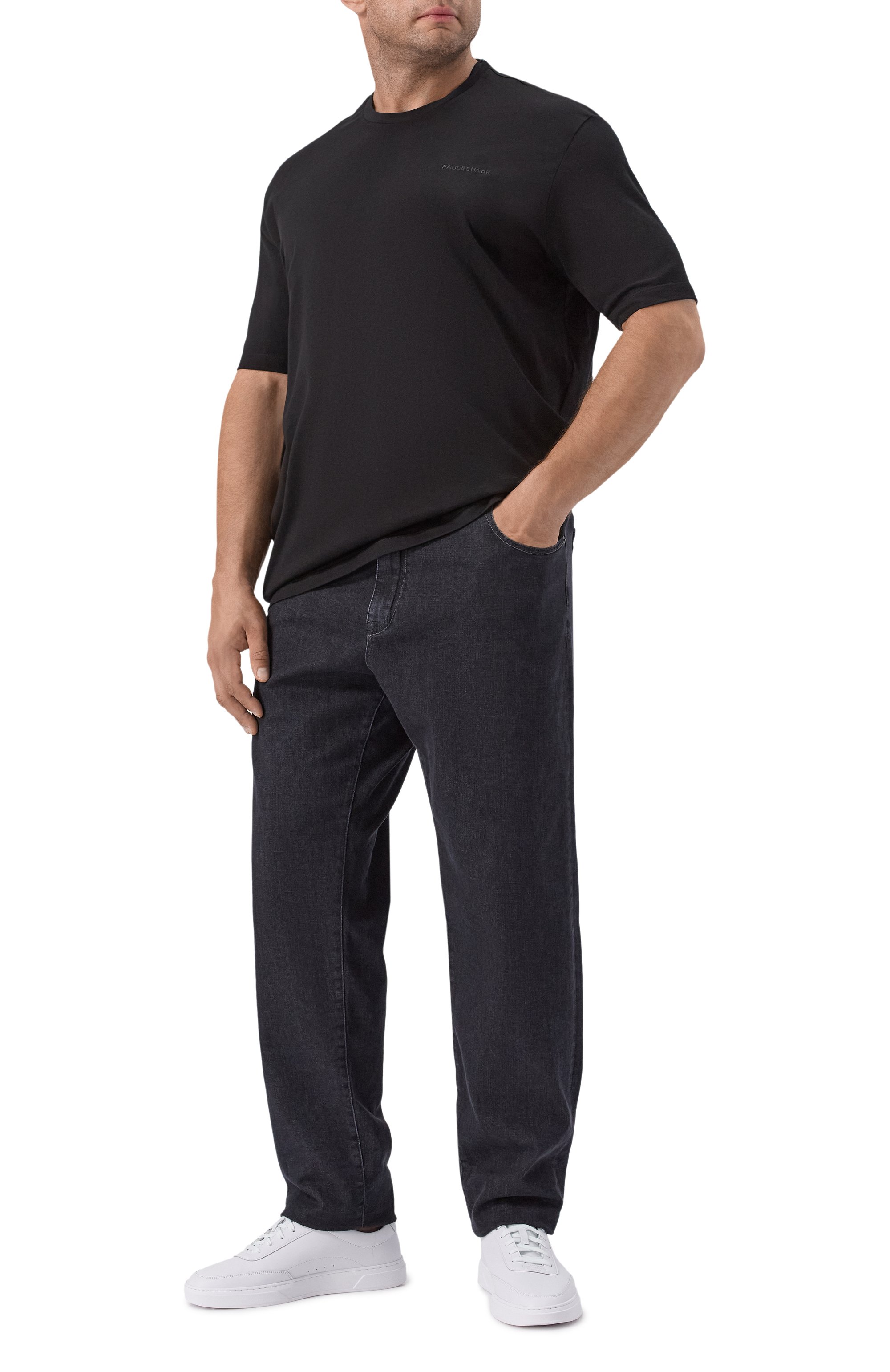 Хлопковая футболка PAUL&SHARK, арт. 15311607/3XL-6XL, фото 2