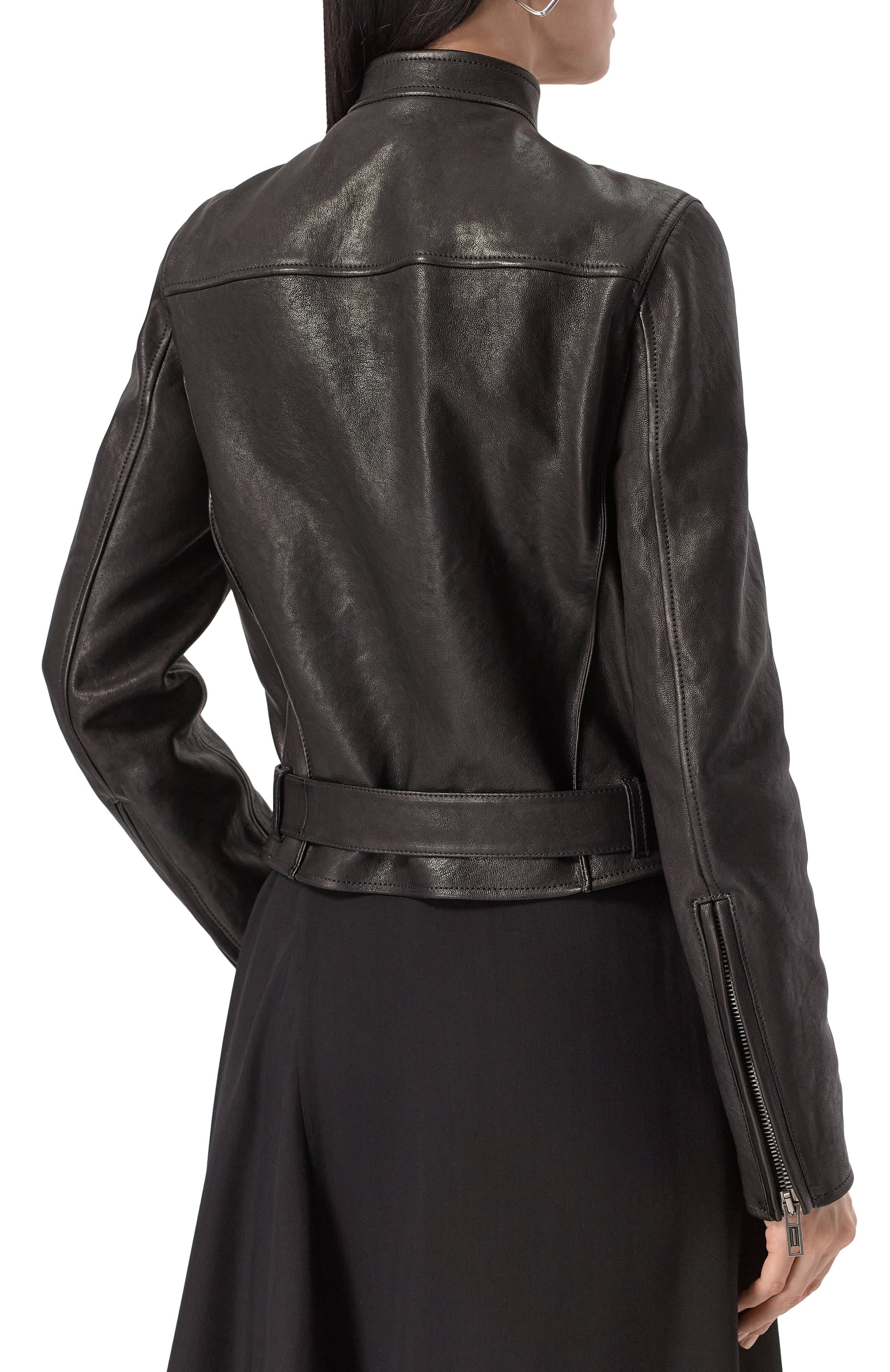 Кожаная куртка ANN DEMEULEMEESTER, арт. B0012414/LT151, фото 4