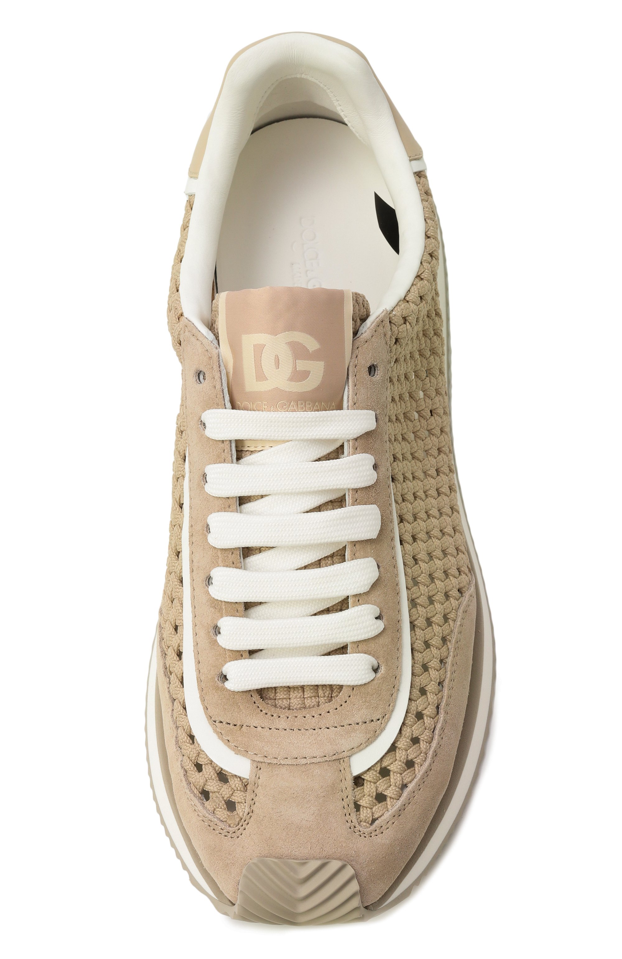 Комбинированные кроссовки dg cushion DOLCE & GABBANA, арт. CS2298/A6D45, фото 6