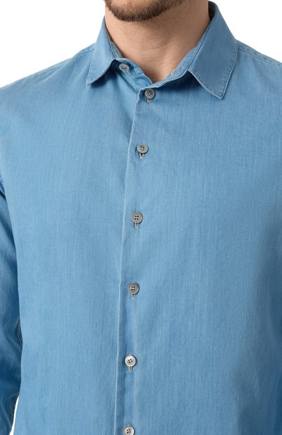 Хлопковая рубашка GIORGIO ARMANI, арт. GM001509/AF15417, фото 5