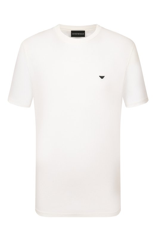 Футболка из лиоцелла и хлопка Emporio Armani EM004592/AF13747 Белый EM004592/AF13747