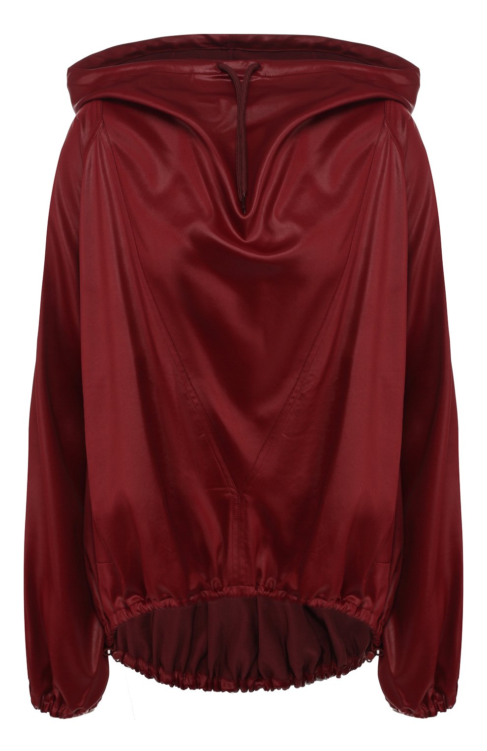 Блузка с капюшоном GIVENCHY бордового цвета по цене 97200 руб., арт. BW706D11F9, фото 1 Блузка с капюшоном GIVENCHY, арт. BW706D11F9, фото 1
