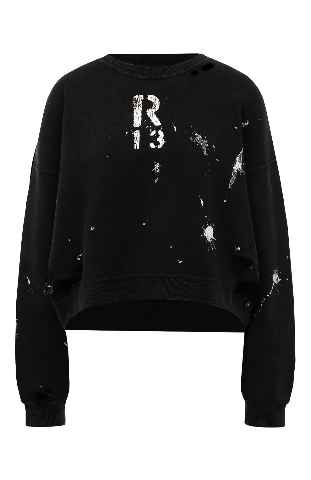 Хлопковый свитшот R13, арт. R13WK094-001AG, фото 1