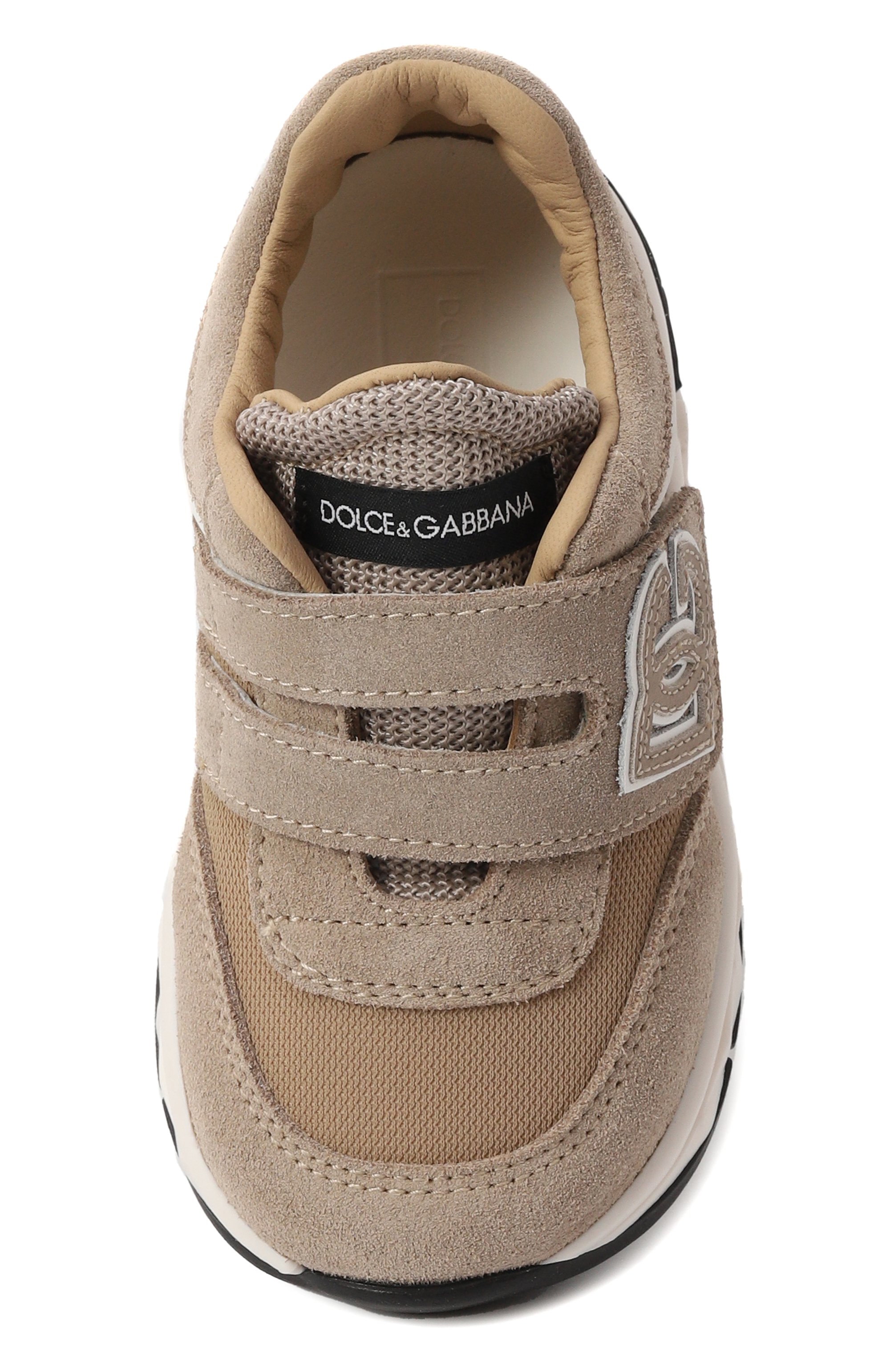 Комбинированные кроссовки first steps dg DOLCE & GABBANA, арт. DN0199/AW467, фото 4