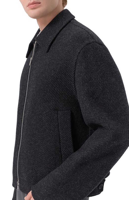 Шерстяная куртка Jil Sander J61SW0041/J40314 Серый  J61SW0041/J40314 Фото 5