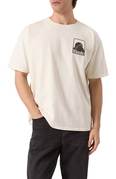 Хлопковая футболка RHUDE, арт. RHPS25TT03012, фото 3