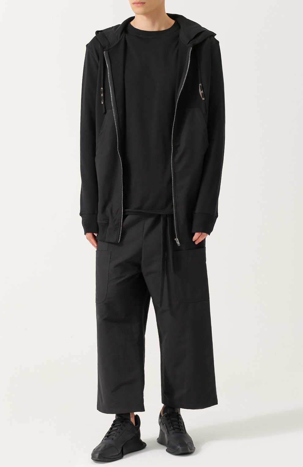 Удлиненная хлопковая толстовка на молнии с капюшоном DAMIR DOMA, арт. BF1M0072/J1511, фото 2