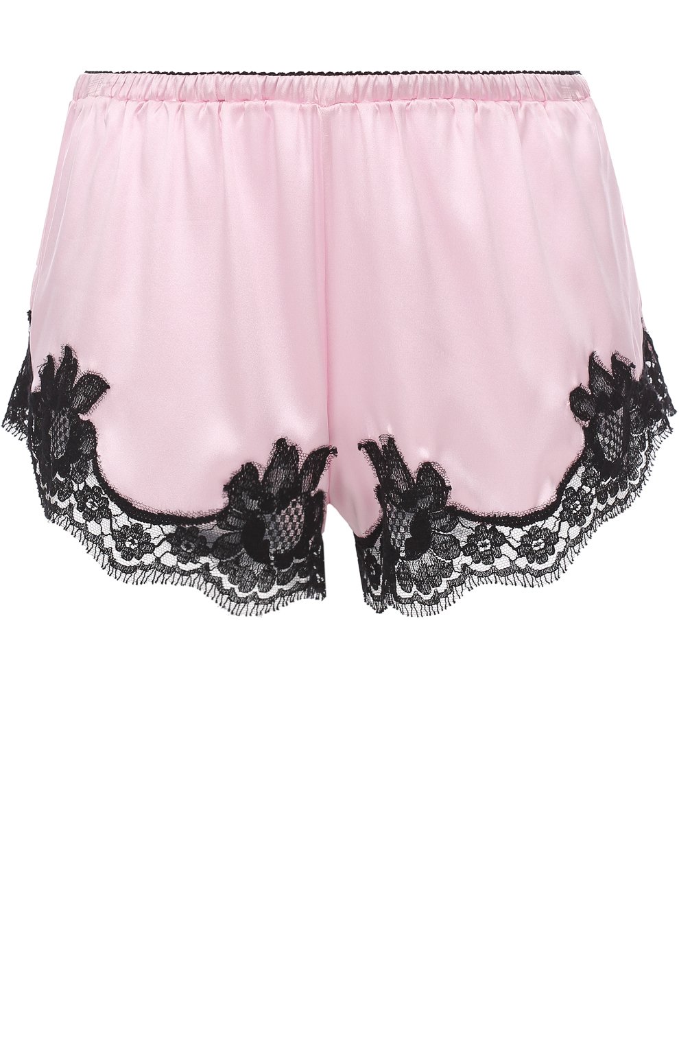 Шелковые шорты с кружевной отделкой DOLCE & GABBANA, арт. 0122/03A02T/FUADG, фото 1
