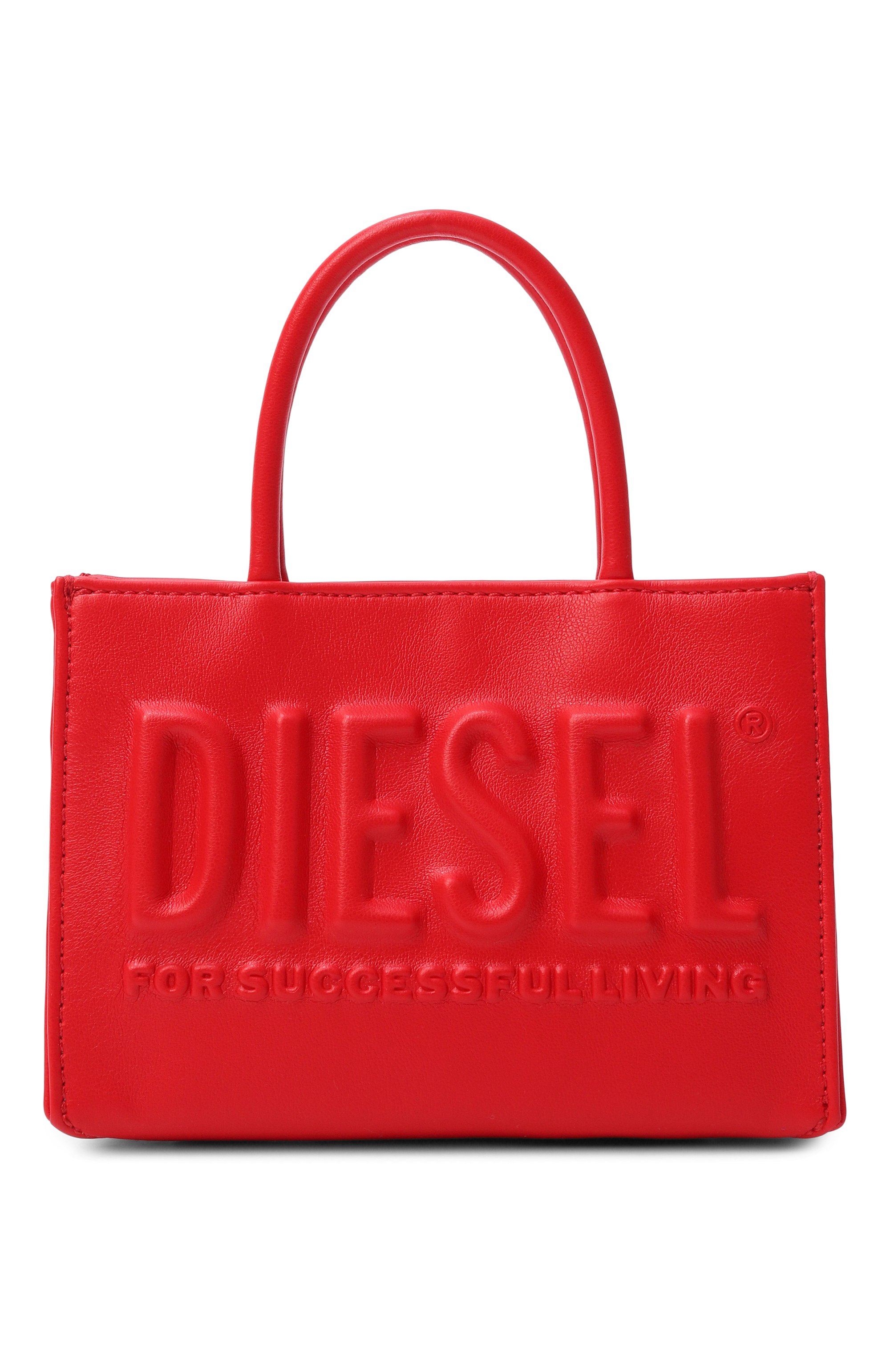 Сумка dsl 3d DIESEL красного цвета по цене 24200 руб., арт. J02529/P8073, фото 1 Сумка dsl 3d DIESEL, арт. J02529/P8073, фото 1