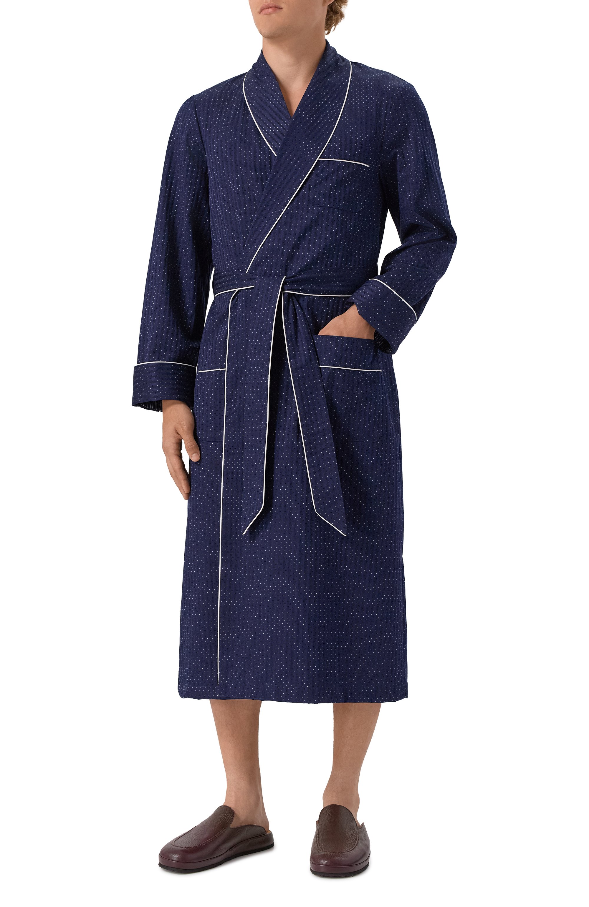 Хлопковый халат DEREK ROSE, арт. 5505/R0YA040, фото 2