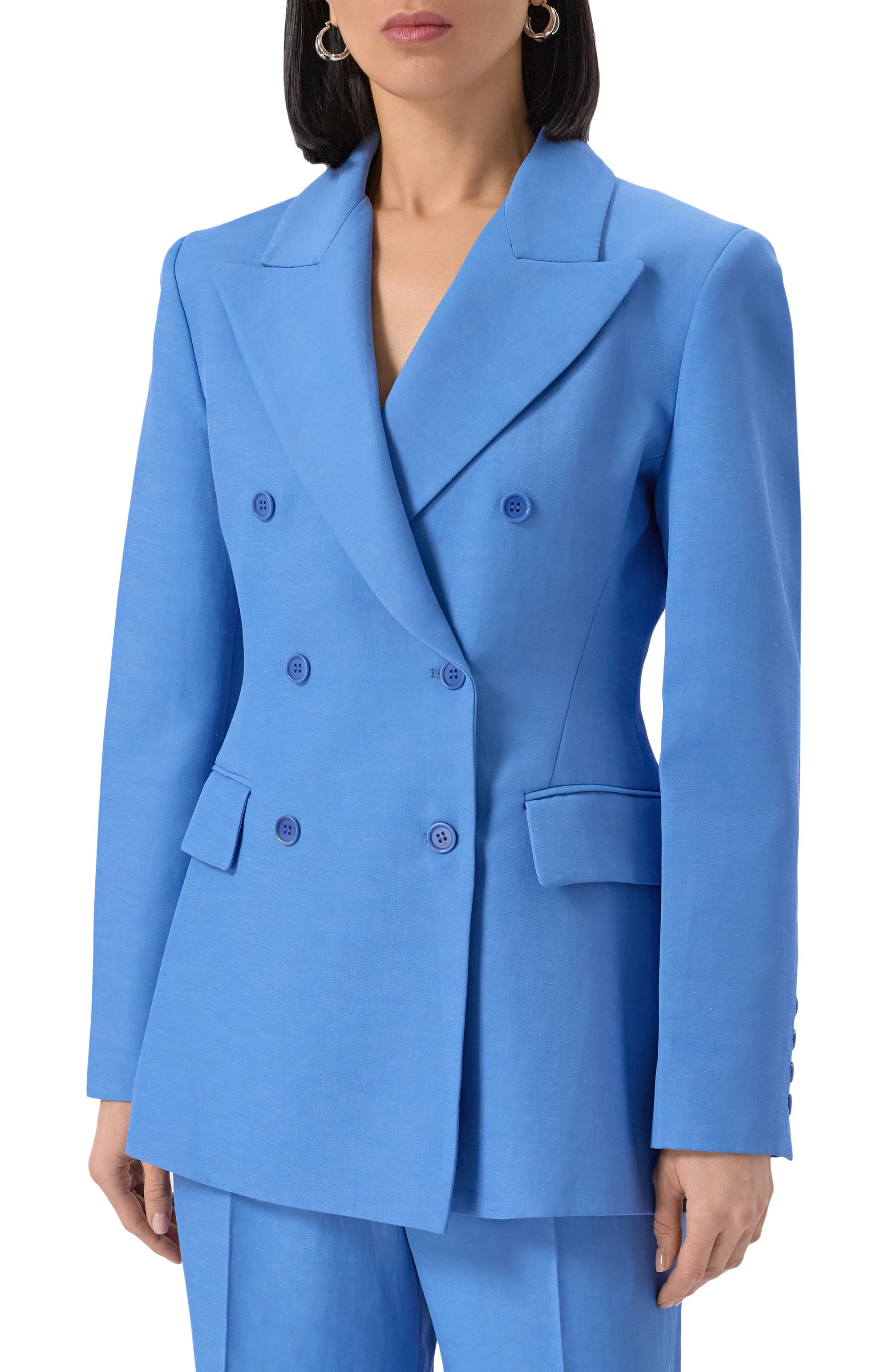 Жакет из вискозы и льна P.A.R.O.S.H., арт. D420418, фото 3