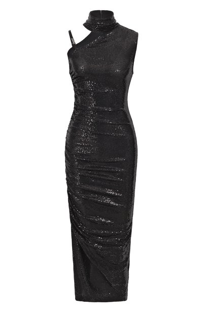 Женское платье с отделкой пайетками VERSACE JEANS COUTURE, арт. 79HA0909/J0248