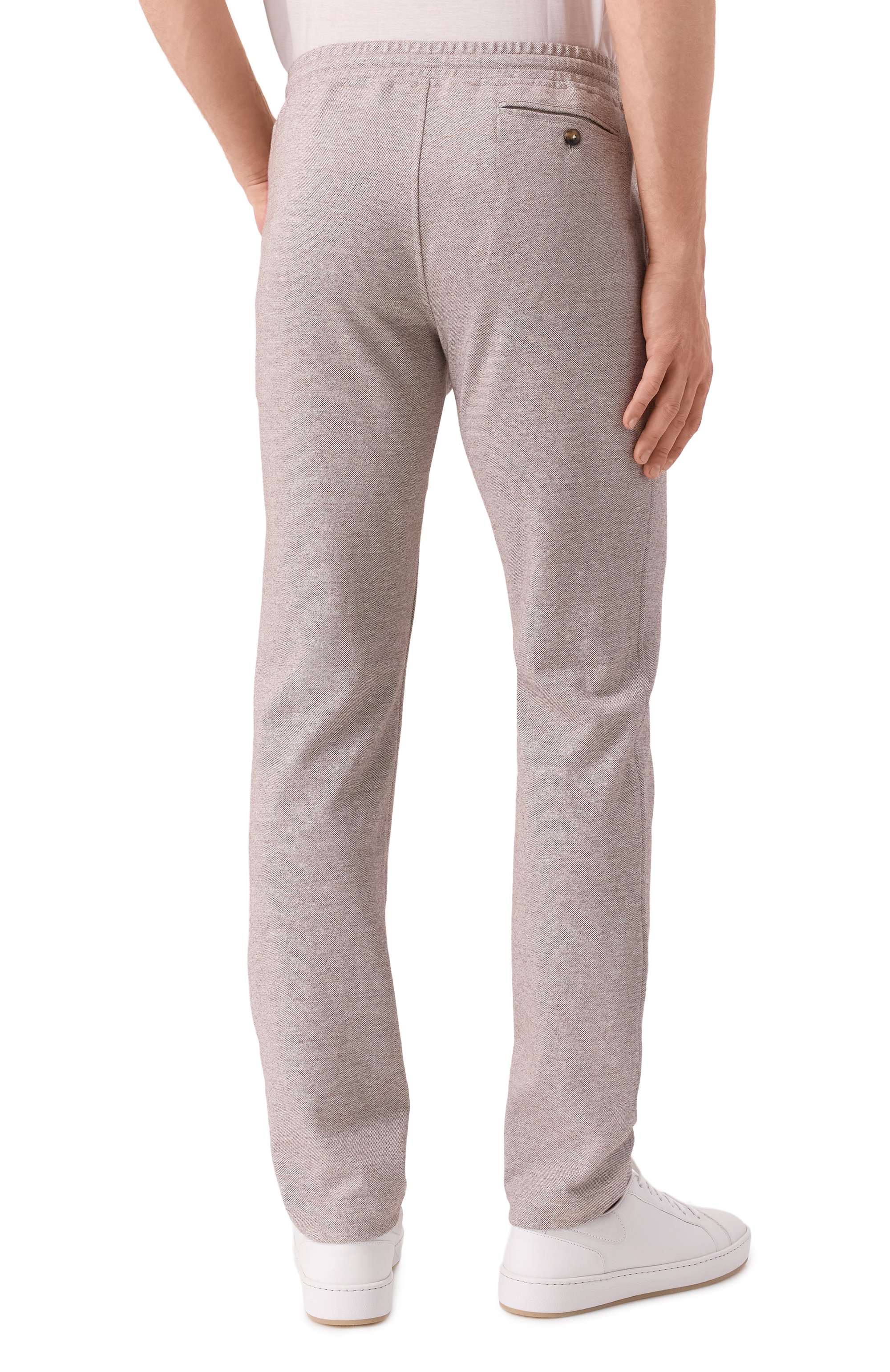 Брюки изо льна и хлопка CAPOBIANCO, арт. 18M735.LUR0., фото 4