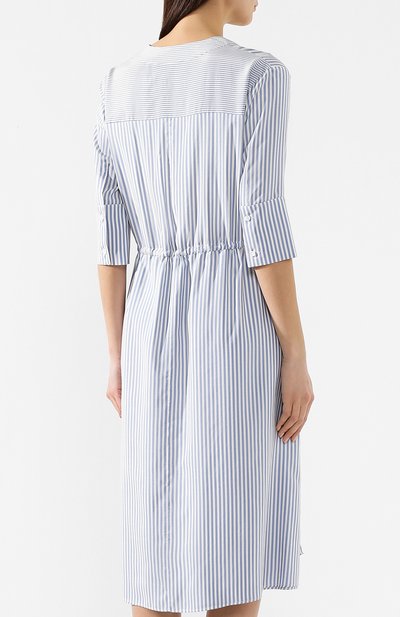 Шелковое платье JIL SANDER NAVY, арт. JNWM5003C/JM2847B, фото 4