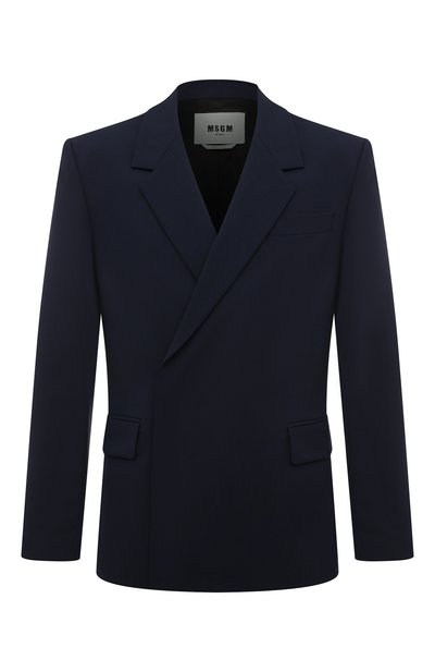 Мужской шерстяной пиджак MSGM, арт. 3740MG05/247506
