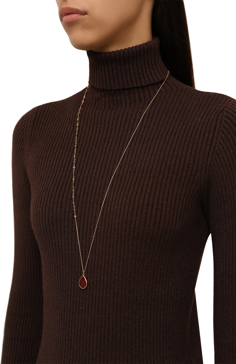 Подвеска на цепочке HANKA_IN, арт. GEM-SA-T0U-RUB-0.5M, фото 2