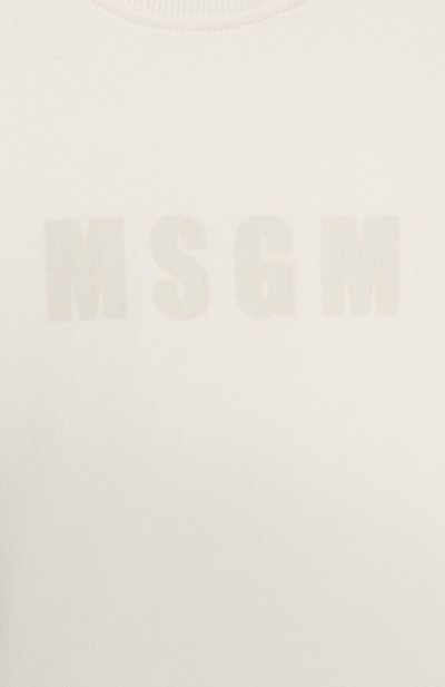 Хлопковый свитшот MSGM KIDS, арт. S6MSJUSW153, фото 3