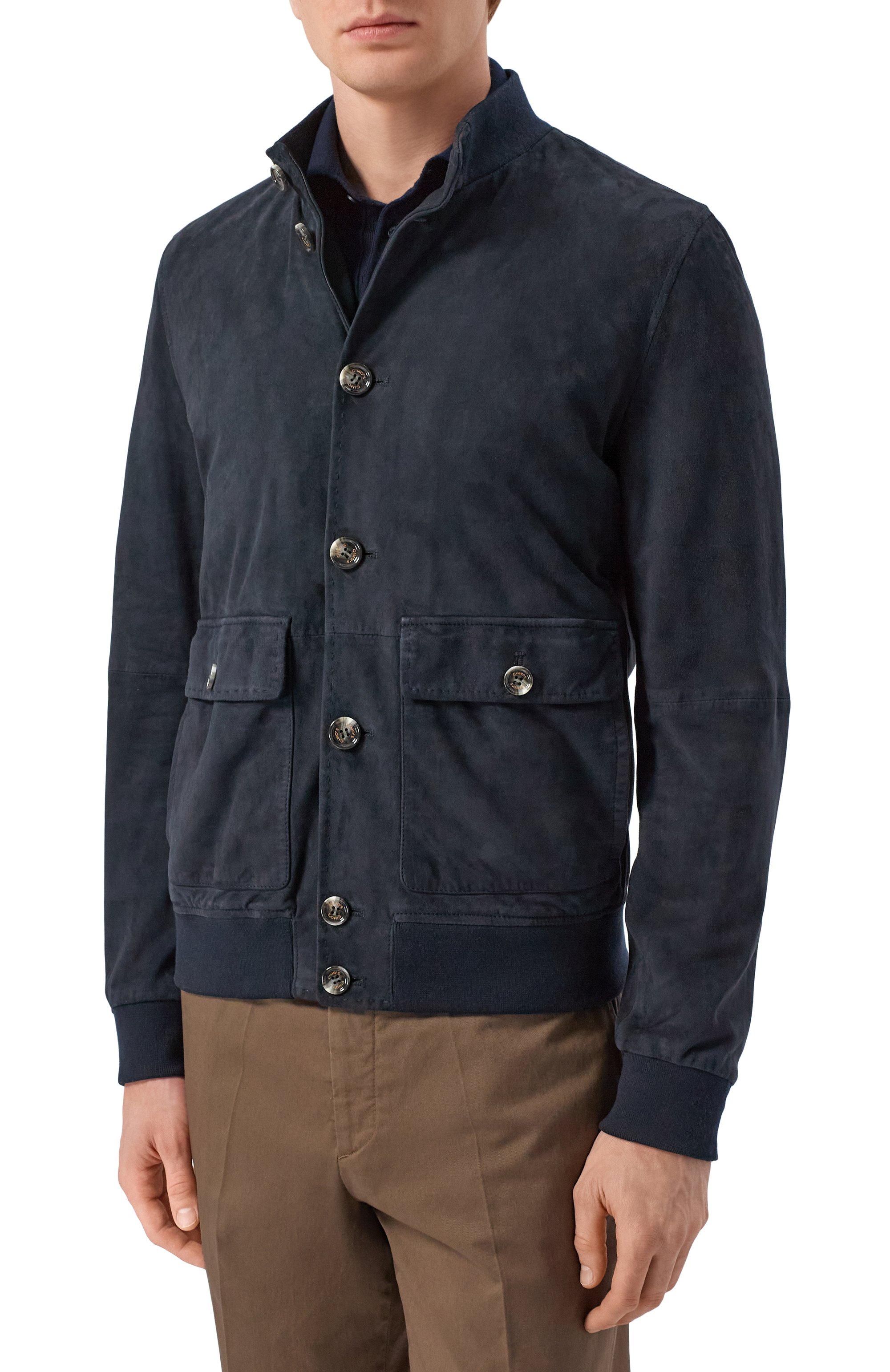 Замшевый бомбер GIMO'S, арт. 6S20.1.000.52W/IC, фото 3