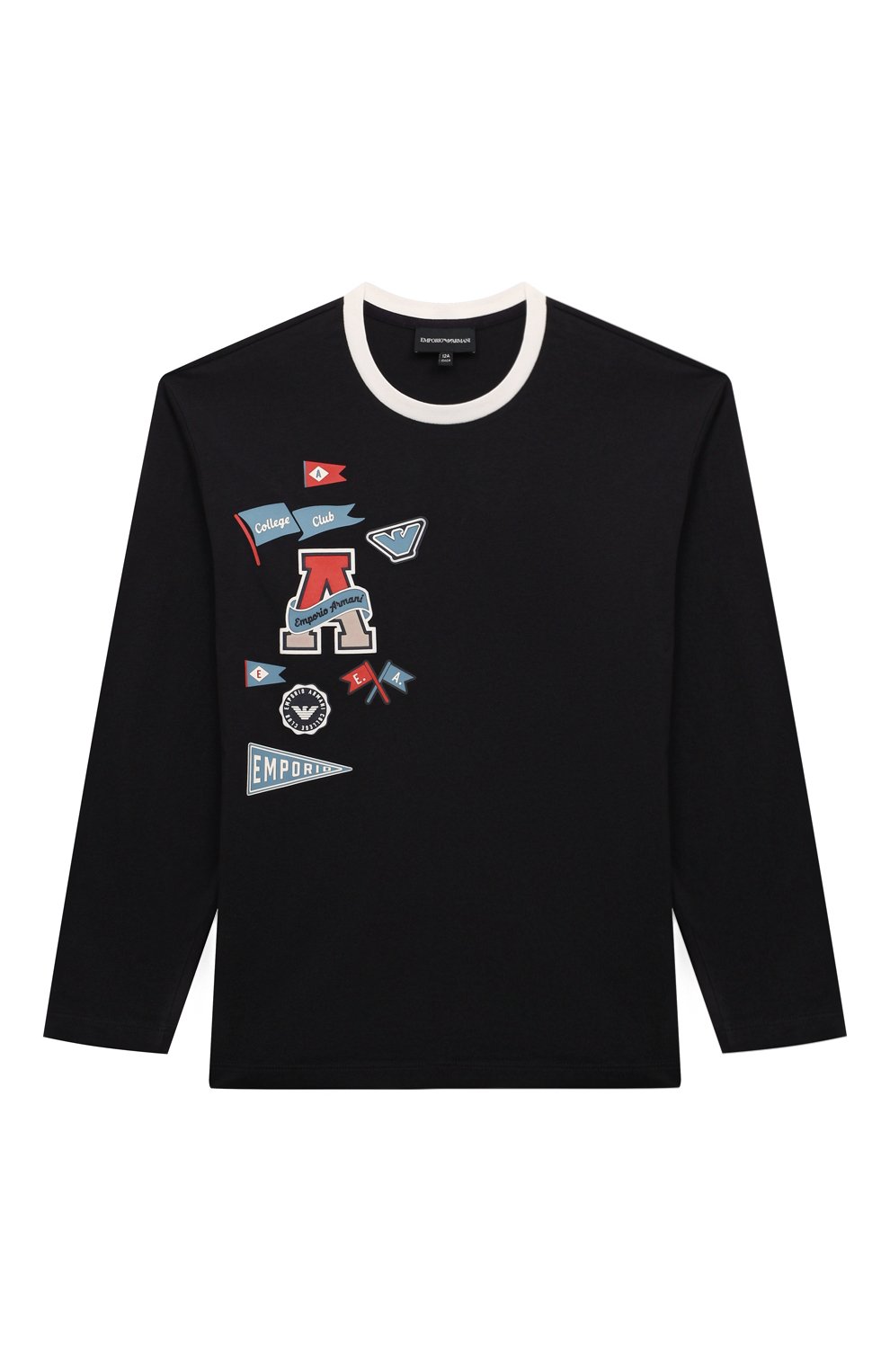 Хлопковый лонгслив EMPORIO ARMANI, арт. 6D4TJN/4J54Z, фото 1