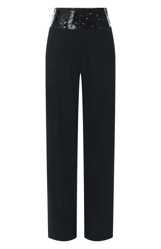 Шерстяные брюки David Koma PF25DK102TR Чёрный PF25DK102TR