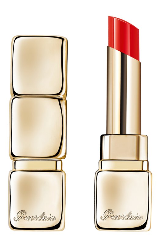 фото Помада для губ kisskiss shine bloom, оттенок 775 красный мак (3,2g) guerlain