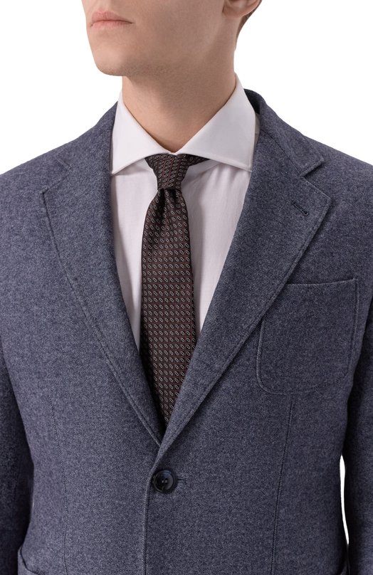 Пиджак из кашемира и хлопка Giorgio Armani GM000140/TE17854 Синий  GM000140/TE17854 Фото 6