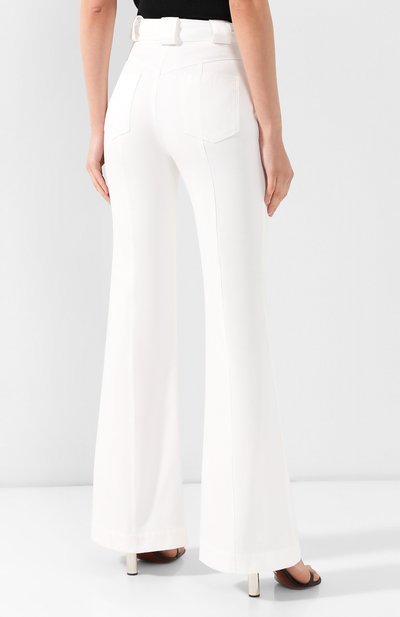 Хлопковые брюки PROENZA SCHOULER белого цвета по цене 79950 руб., арт. R1916004-AC090, фото 4 Хлопковые брюки PROENZA SCHOULER, арт. R1916004-AC090, фото 4