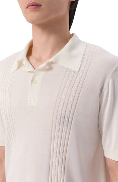 Шелковое поло KITON, арт. UMK0852, фото 5