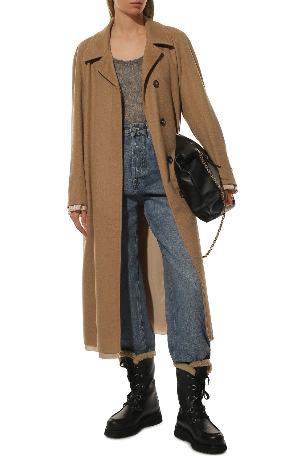 Кожаные сапоги MIU MIU, арт. 5U390D-3LEN-F0002-040, фото 2