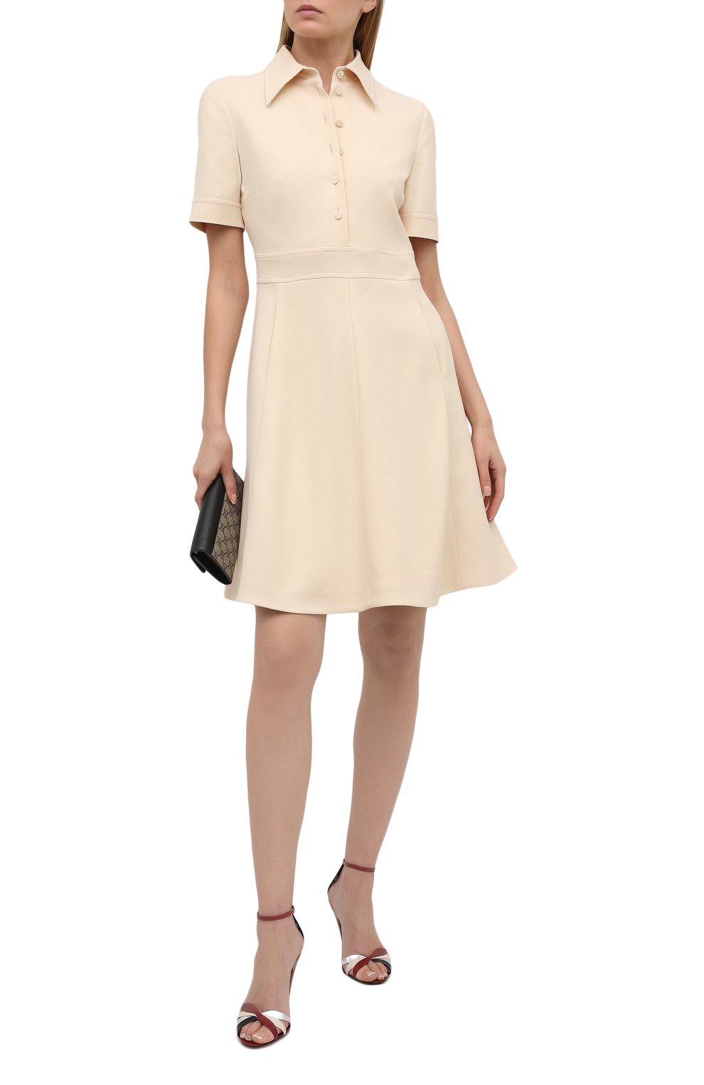 Платье из шелка и шерсти GUCCI, арт. 649568/ZAD88, фото 2