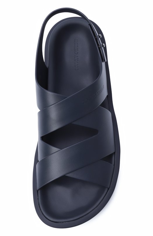 Кожаные сандалии Giorgio Armani X2P092/XF731 Синий  X2P092/XF731 Фото 6
