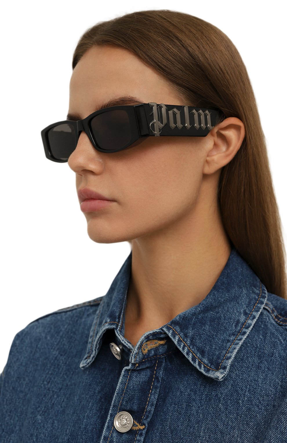 Солнцезащитные очки PALM ANGELS, арт. ANGEL/BLACK DARK GREY, фото 2