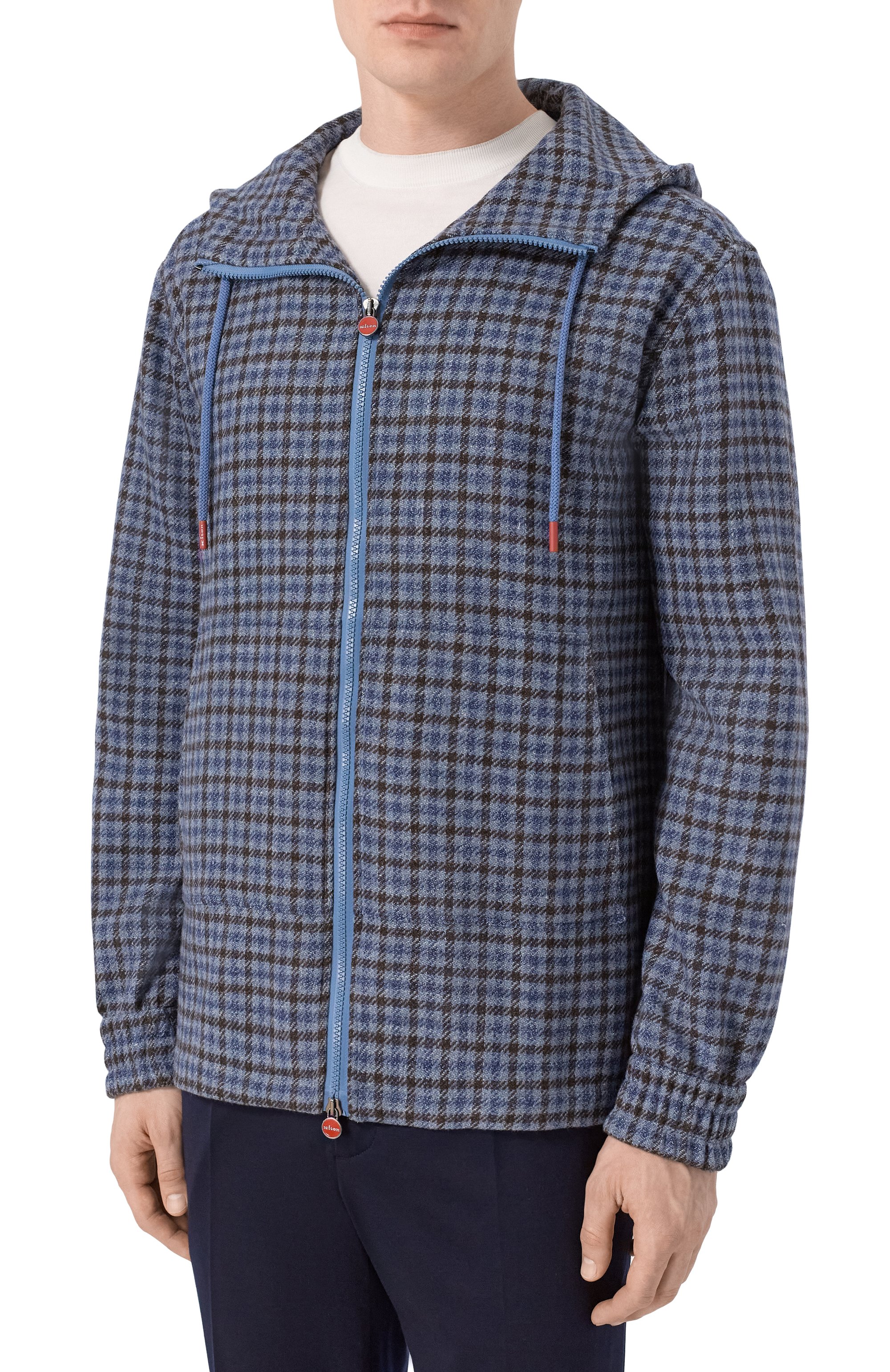 Куртка-рубашка из шерсти и шелка KITON, арт. UMC010K0128G01, фото 3