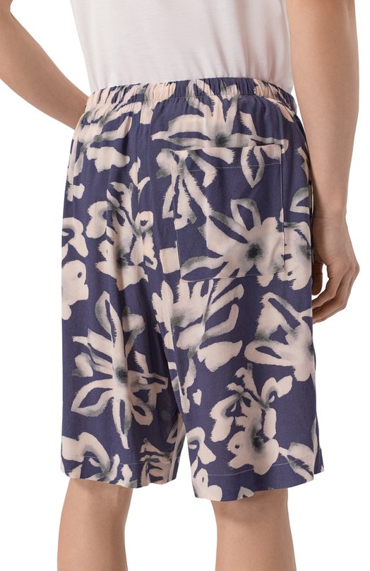 Шорты из вискозы Laneus S6LAMASH096 Синий  S6LAMASH096 Фото 4