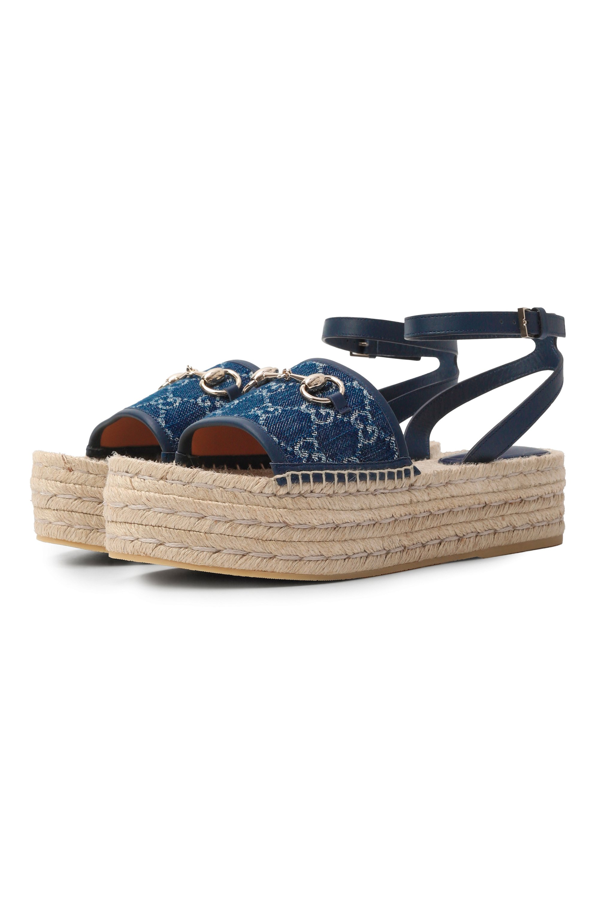 Комбинированные босоножки GUCCI, арт. 817228/FAD9U, фото 1