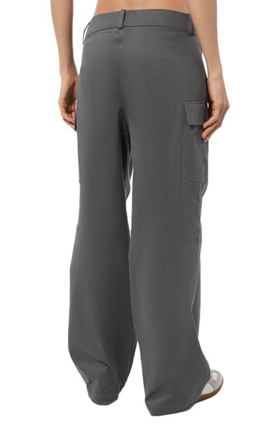 Хлопковые брюки BORNE BOURGEOIS серого цвета по цене 38500 руб., арт. SW-PN-BO-4009, фото 4 Хлопковые брюки BORNE BOURGEOIS, арт. SW-PN-BO-4009, фото 4