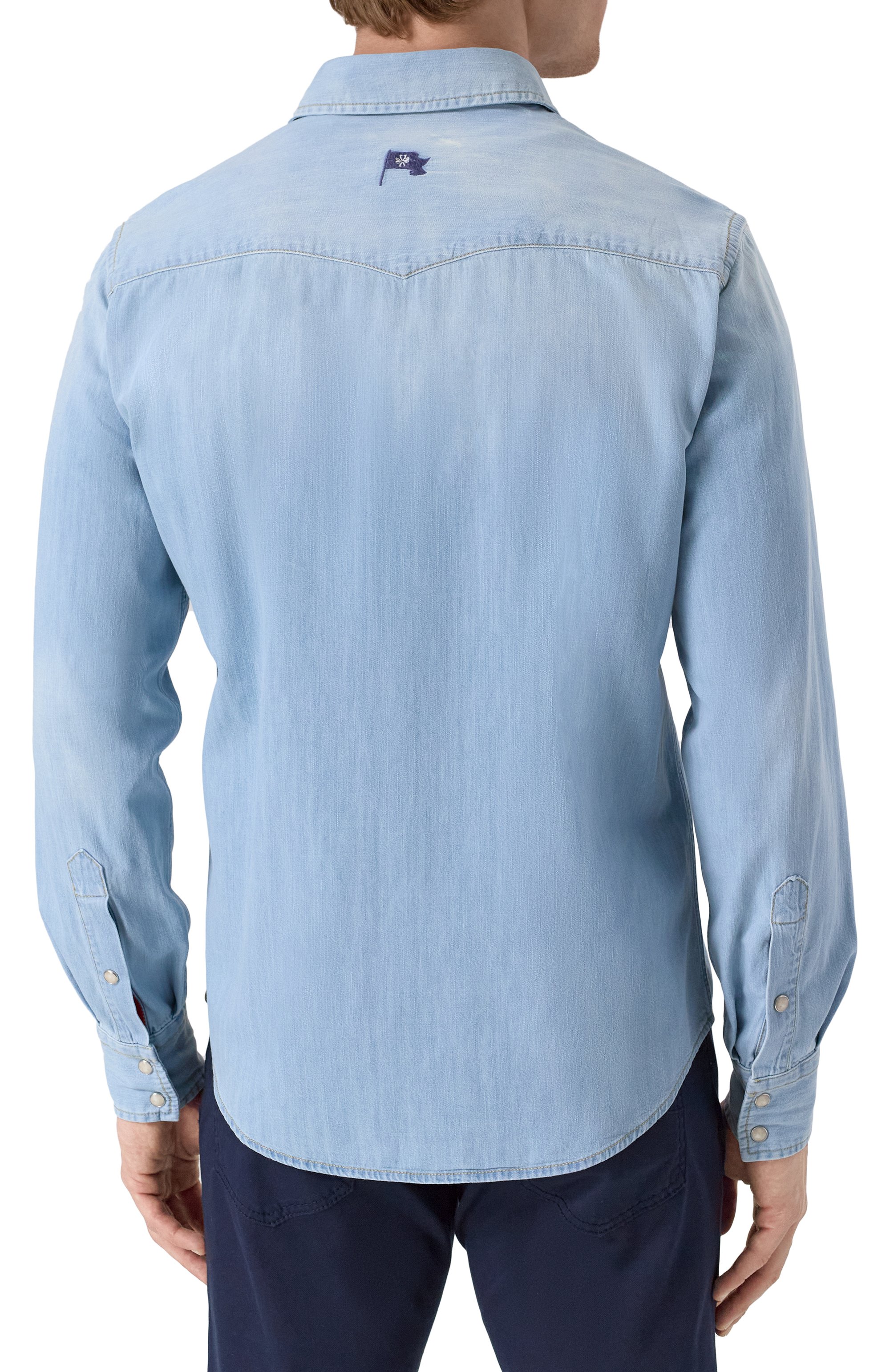 Джинсовая рубашка JACOB COHEN, арт. 25E P/JUR_CR002 018 T9734 B1, фото 4