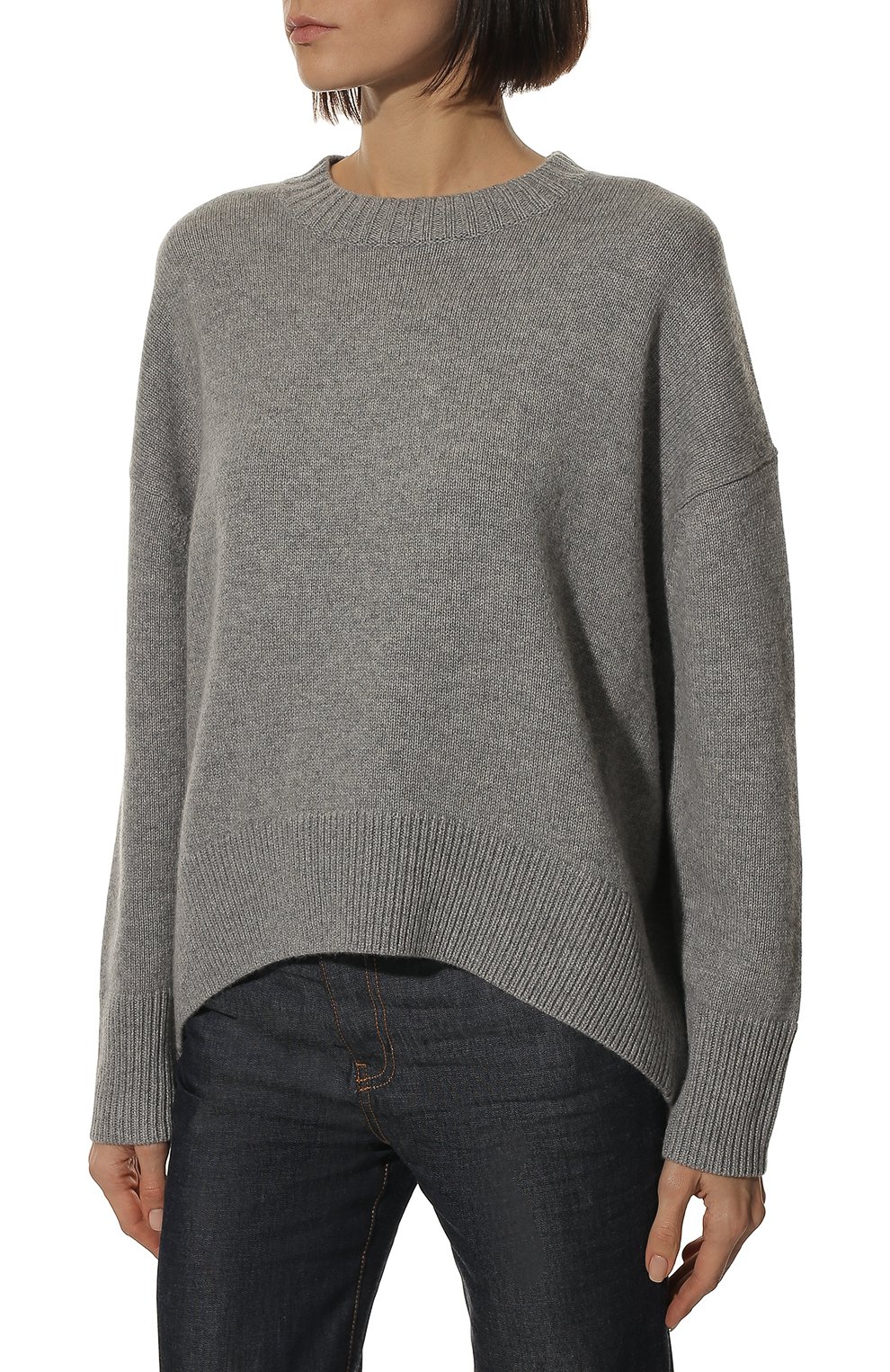 Кашемировый свитер SEVEN LAB серого цвета по цене 29400 руб., арт. Jumper 22 grey, фото 3 Кашемировый свитер SEVEN LAB, арт. Jumper 22 grey, фото 3