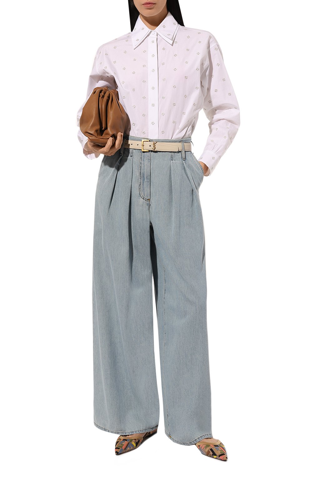 Текстильные балетки colibrì lite FENDI, арт. 8J8559/A0RM, фото 2