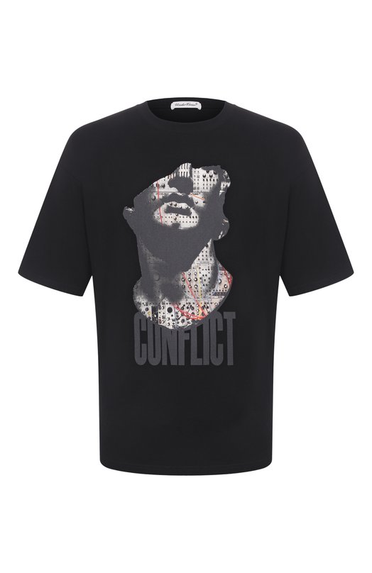 Хлопковая футболка Undercover UC1F3806 Чёрный UC1F3806