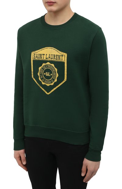 Хлопковый свитшот SAINT LAURENT, арт. 686608/Y36RN, фото 3