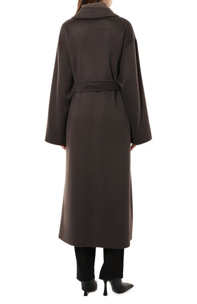 Кашемировое пальто FREEAGE темно-коричневого цвета по цене 376000 руб., арт. WW25.CT014.3070.309, фото 4 Кашемировое пальто FREEAGE, арт. WW25.CT014.3070.309, фото 4