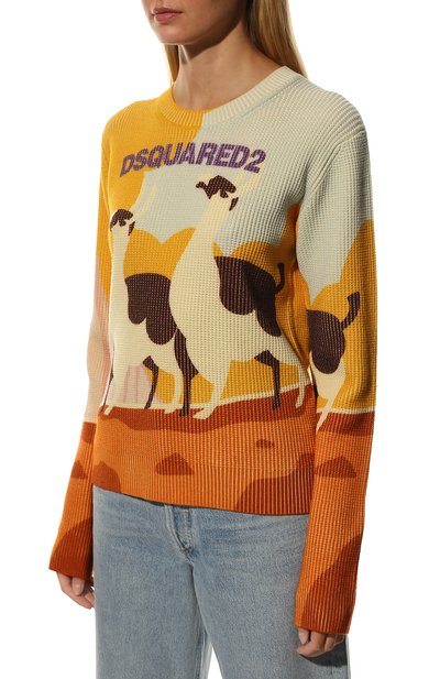 Шерстяной пуловер DSQUARED2, арт. S75HA1143/S18034, фото 3