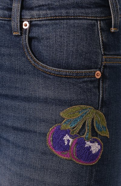 Джинсы GUCCI голубого цвета по цене 89950 руб., арт. 502797/XDATK, фото 5 Джинсы GUCCI, арт. 502797/XDATK, фото 5