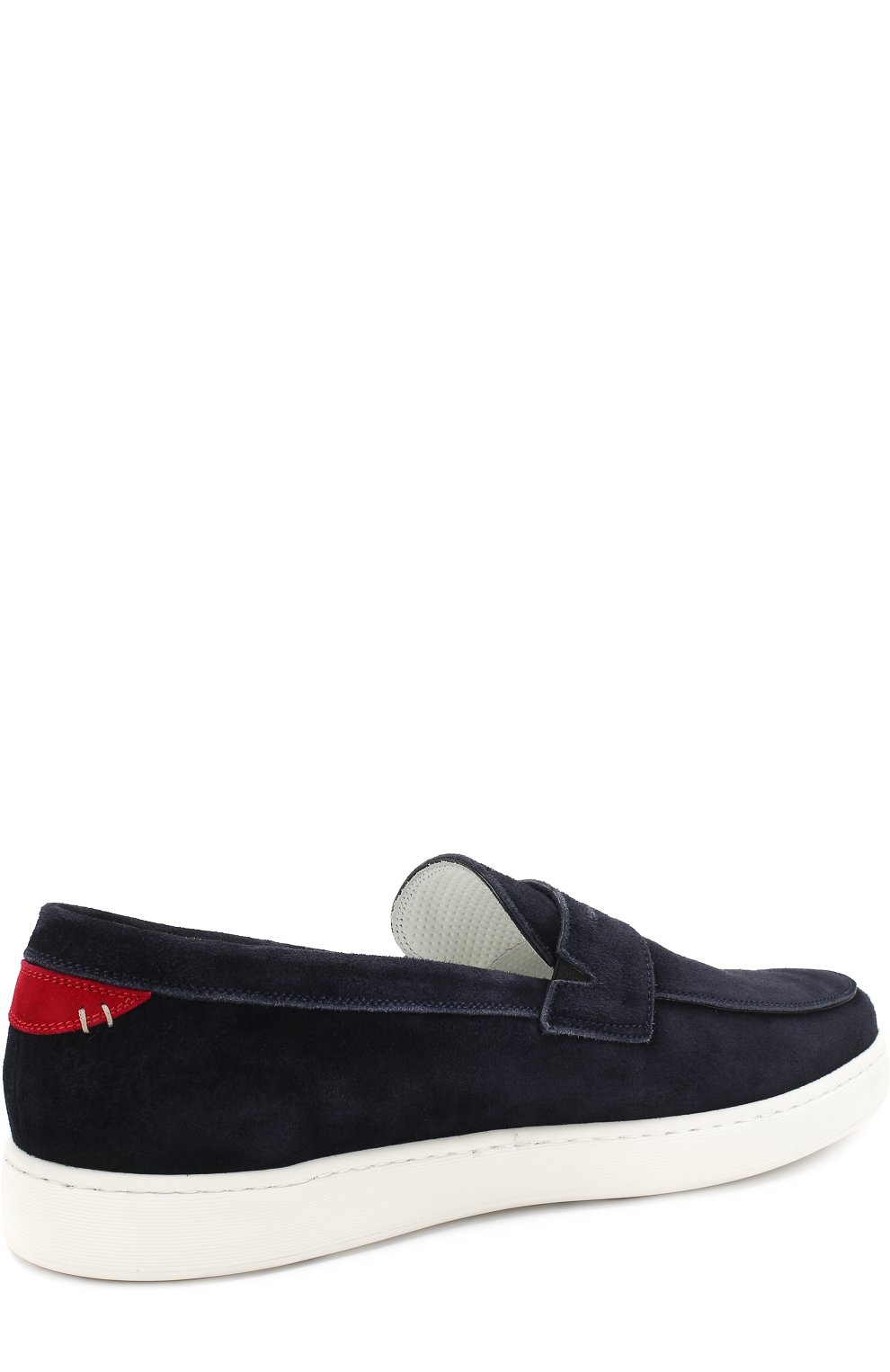 Замшевые пенни-лоферы KITON, арт. USSFI0CN0010412007, фото 4