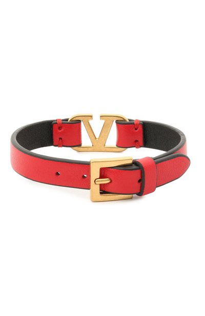 Браслет vlogo VALENTINO красного цвета по цене 29950 руб., арт. UW0J0C44/ZXL, фото 2 Браслет vlogo VALENTINO, арт. UW0J0C44/ZXL, фото 2