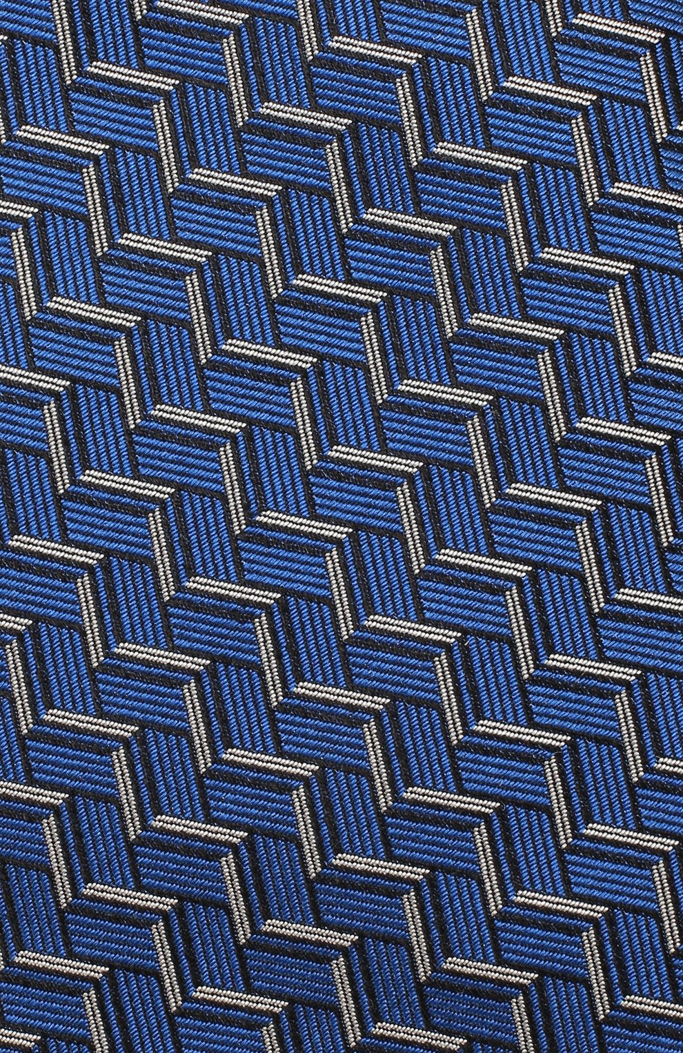 Шелковый галстук LANVIN синего цвета по цене 12600 руб., арт. 2571/TIE, фото 3 Шелковый галстук LANVIN, арт. 2571/TIE, фото 3